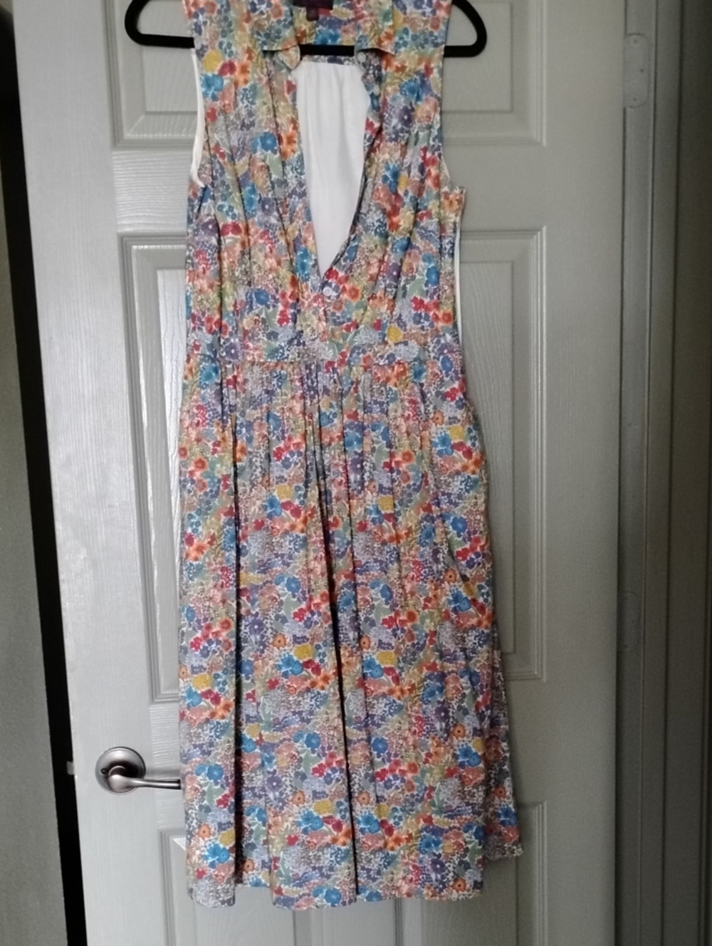 J Crew Liberty Sleeveless Print Dress